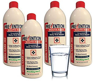 Prevention Oral Care 360 Mouth Rinse: 4 Pack